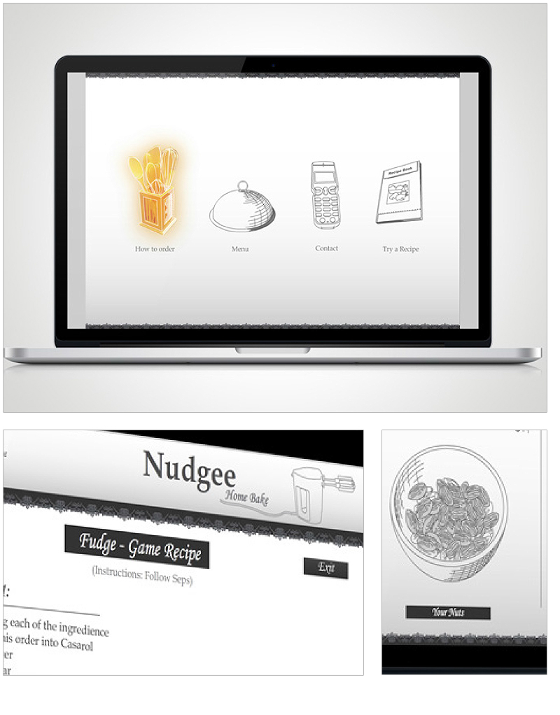 Web & Interactive Design - Nudgee home bakery